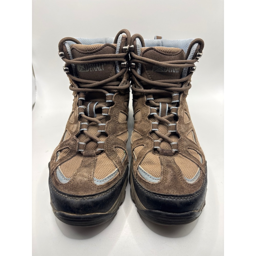 Denali Womens Brown Suede Mesh Hiking Boots Mid A17U159F-6 Size 7.5